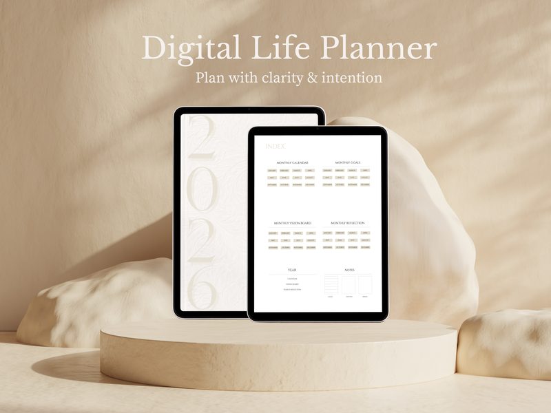 Soft Girl Digital Planner 2026